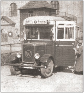 Starý autobus Ústi-Aussig